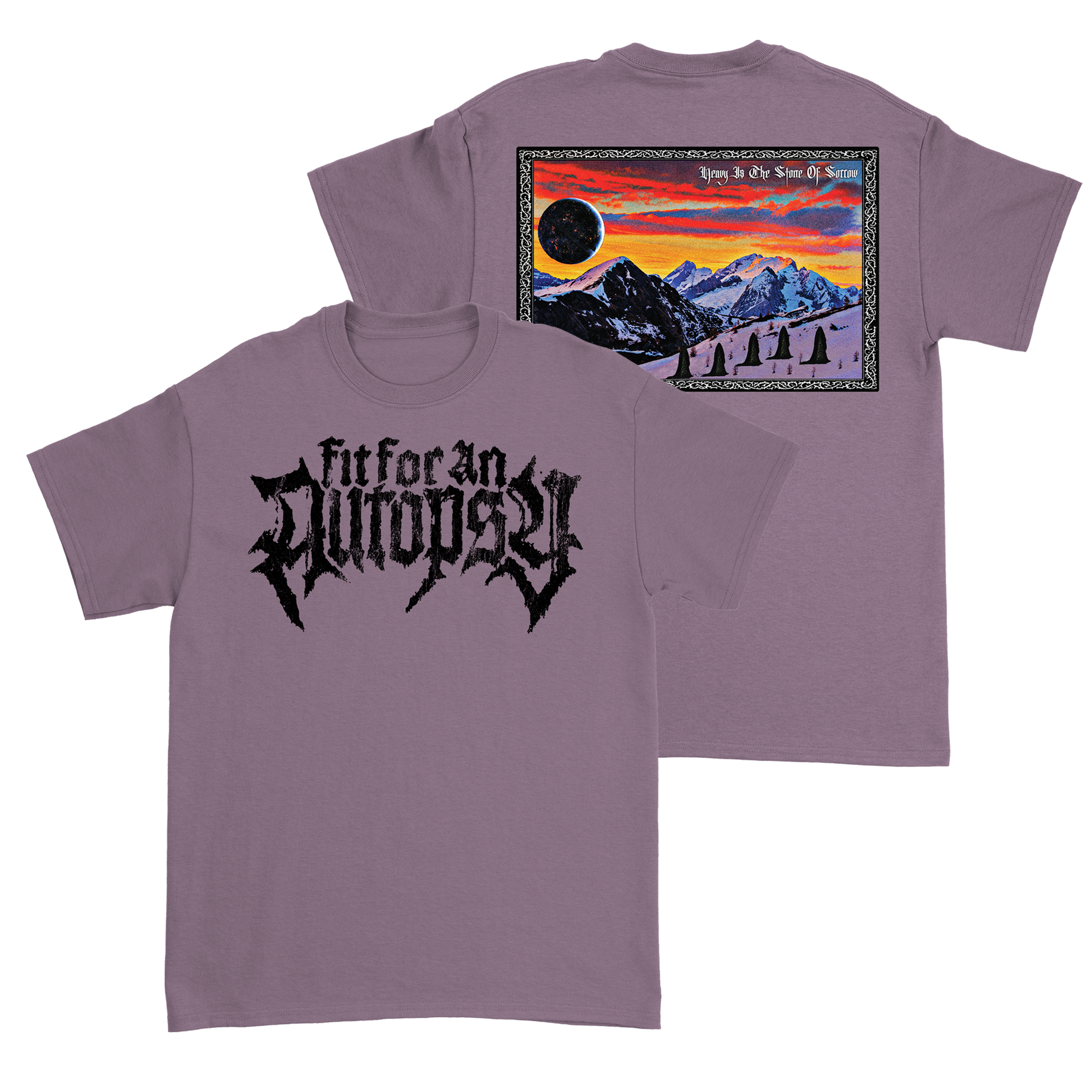 Stone of Sorrow T-Shirt - Wine – Fit For An Autopsy
