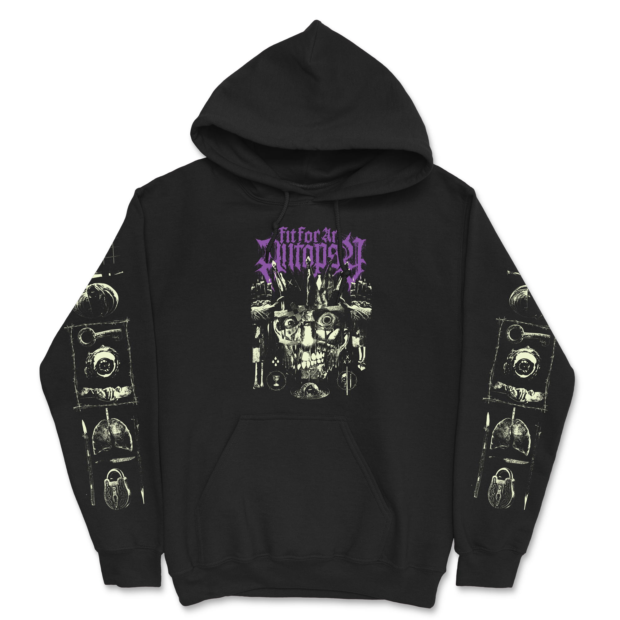 Purple Logo Hoodie – Fit For An Autopsy