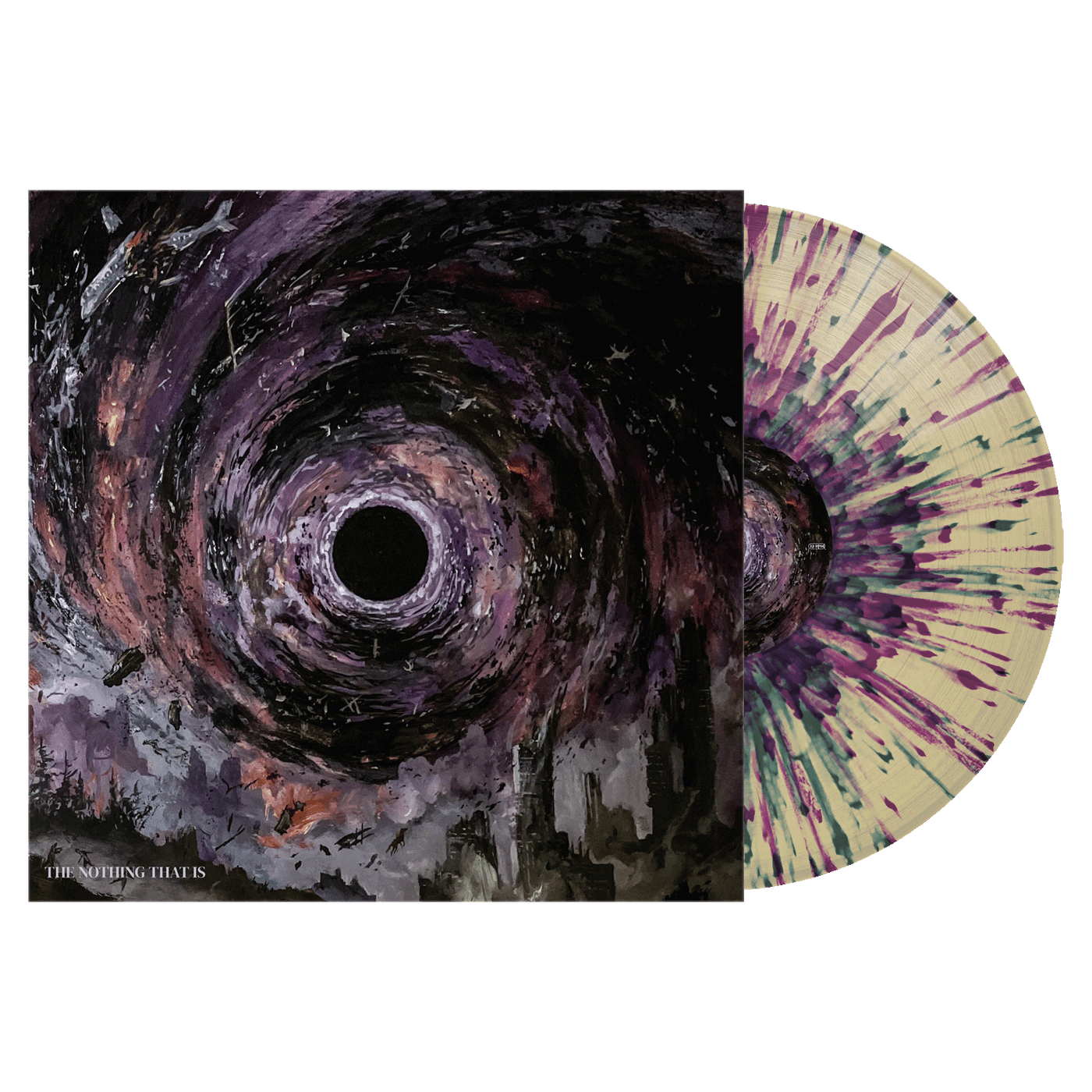 The Nothing That Is Band Exclusive Vinyl - Tan with Sea Blue/Purple Splatter (500 Available Worldwide)