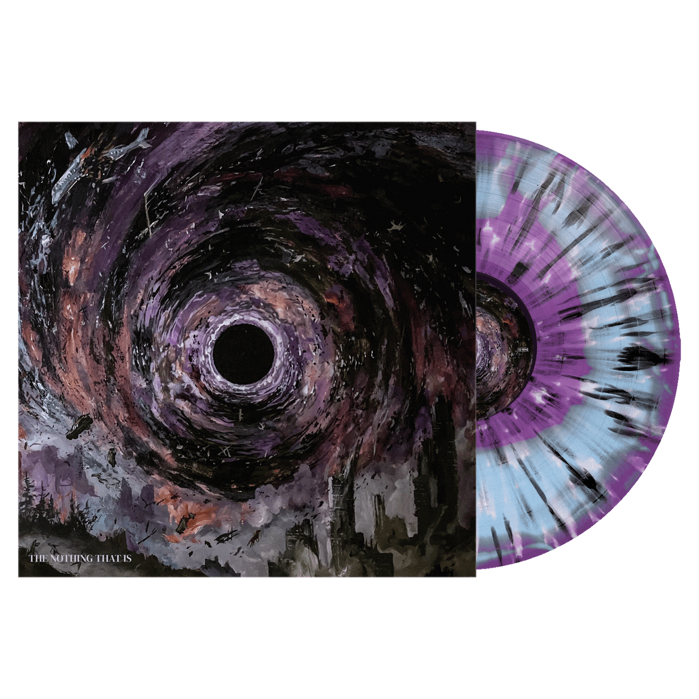 The Nothing That Is Band Exclusive Vinyl - Blue/Purple Swirl with Black/White Splatter (1000 Available Worldwide)