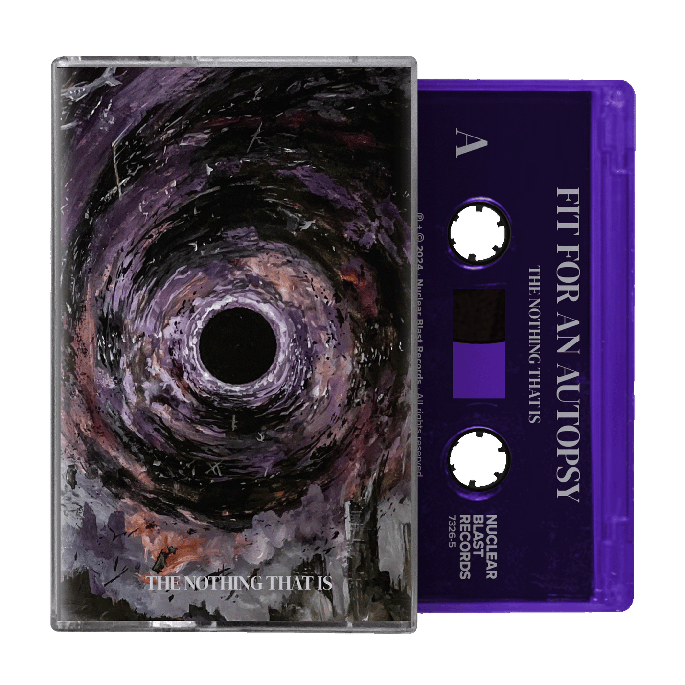 The Nothing That Is Cassette - Transparent Purple