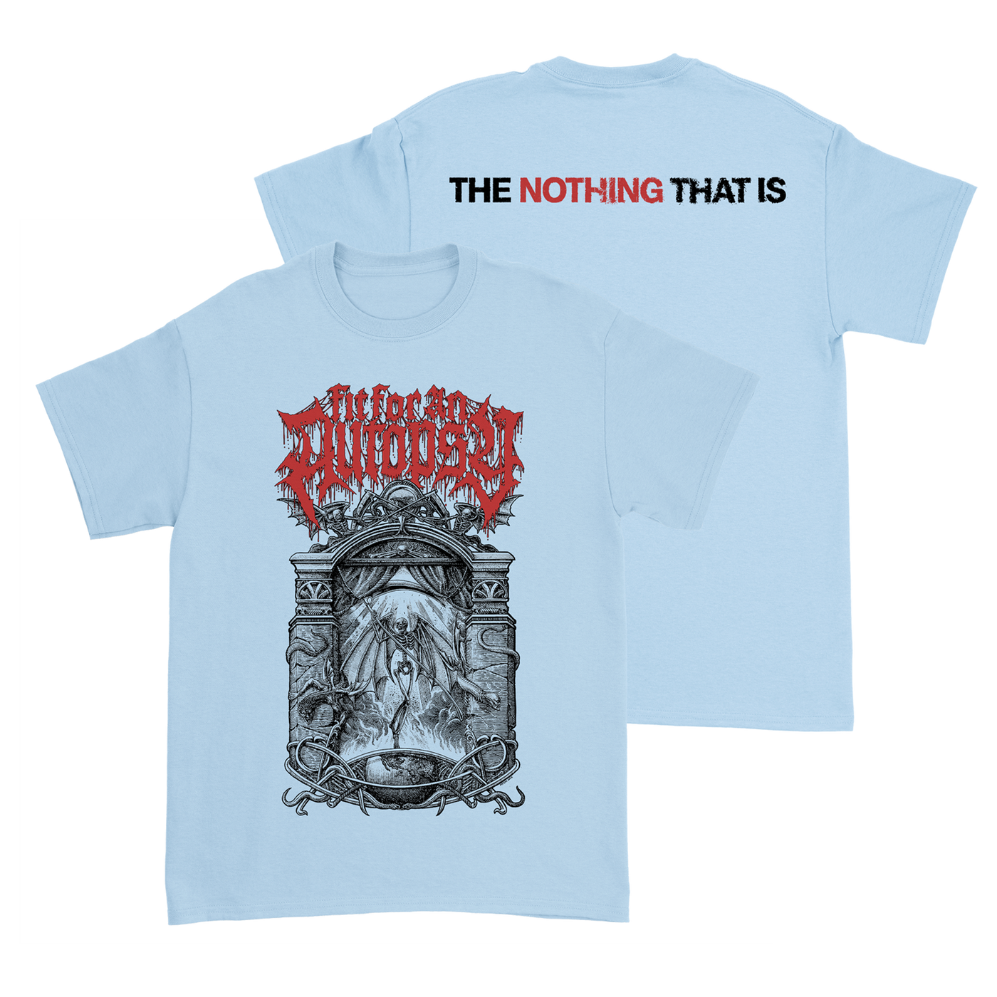 Death Arch T-Shirt - Light Blue